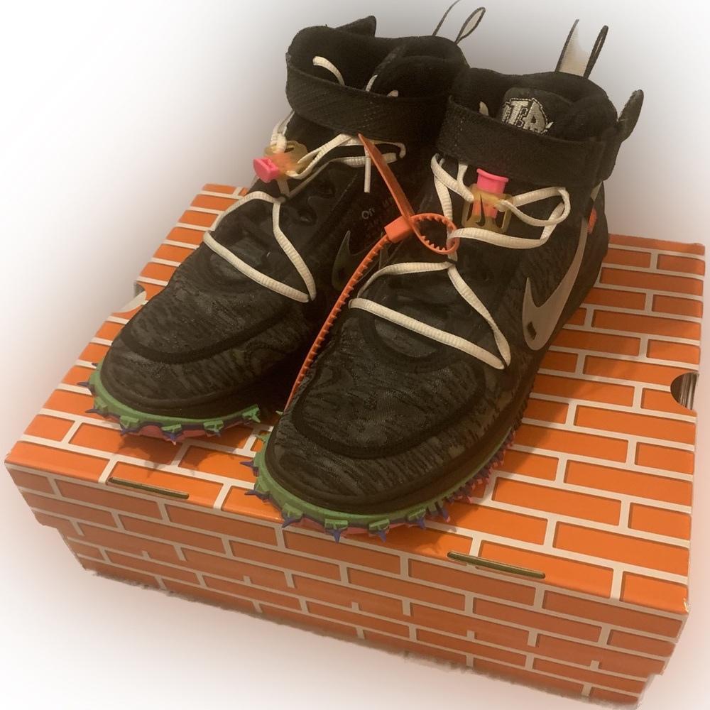 OFF-WHITE Black Air Force SIZE 11.5 MENS BARELY USED